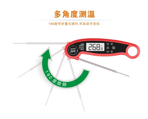 kopen Gediplomeerde Waterdichte het Vleesthermometer van BSCI voor Monitorvloeistof en Lapje vlees online manufacture