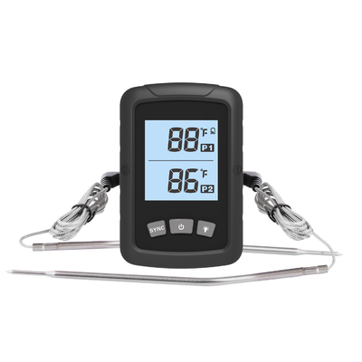 kopen Dubbele SS304-Draadloze het Vleesthermometer van de Sondebarbecue gemakkelijk aan grill online manufacture