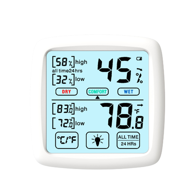 kopen Gray Lcd Indoor Thermometer Temperature en Vochtigheidsmonitor met Digitale Hygrometer online manufacture