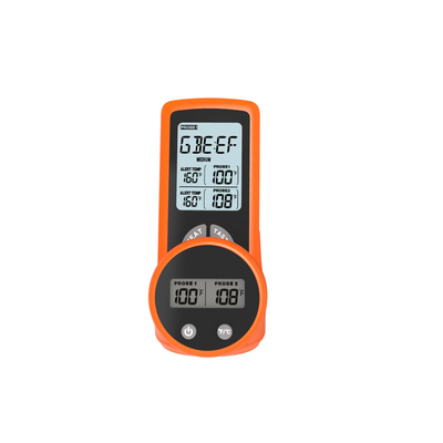 kopen Lees snel Digitale Voedselthermometer met Dubbele Sondes voor de Oven van de Vloeistoffenroker online manufacture