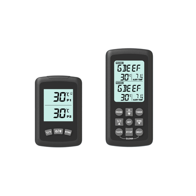 kopen Thermometer van het de Sonde Verre Digitale Vlees van de temperaturengrill de Dubbele voor Oven Wireless online manufacture
