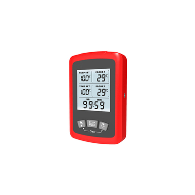 kopen De dubbele Dubbele Thermometer van het Sonde Draadloze Vlees met het Vierkant van 2 Sondesbacklight online manufacture