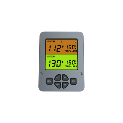 kopen Dubbele het Vleesthermometer van de Sondebarbecue met Tijdopnemeraftelprocedure voor Rokerstemperatuur online manufacture