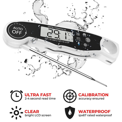 Waterproof Digital Instant Read Meat Thermometer For Grilling Fastest IP66